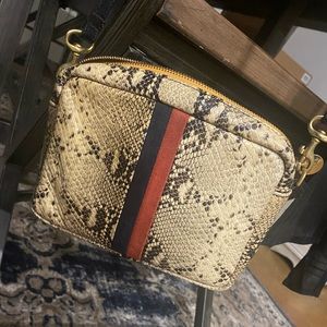 Clare V Snake Skin Cross Body